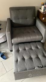Poltrona letto reclinabile