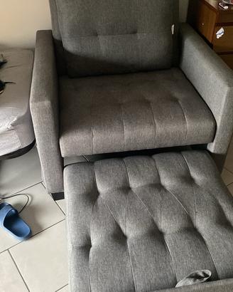 Poltrona letto reclinabile