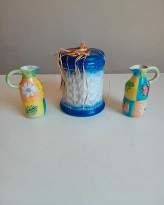 Set Cucina Vintage Ceramica Made Italy Natale 26