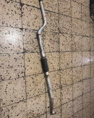 Scarico peugeot 106 in acciaio  da 50mm