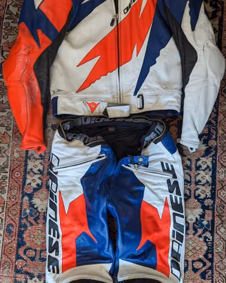 Tuta da moto DAINESE 2 pezzi in pelle - Taglia 50