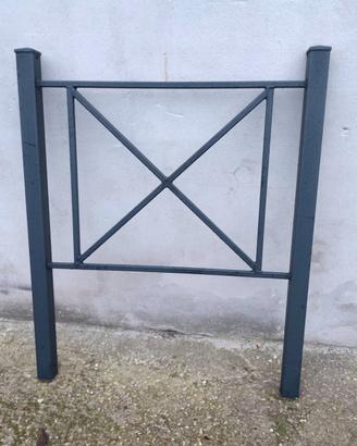 Inferriata transenna in ferro tubolare