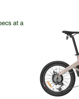 bicicletta elettrica pieghevole HIMO Z20