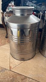 tanica / botte  vino / olio acciaio inox