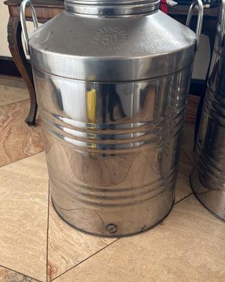 tanica / botte  vino / olio acciaio inox