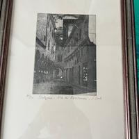 un quadro e due acqueforti