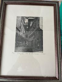 un quadro e due acqueforti