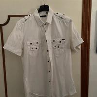 Camicia maniche corte bianca Tg.50