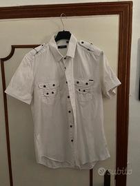 Camicia maniche corte bianca Tg.50