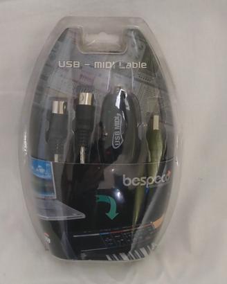 Interfaccia MIDI USB Bespeco