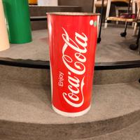 Bidone CocaCola in Metallo