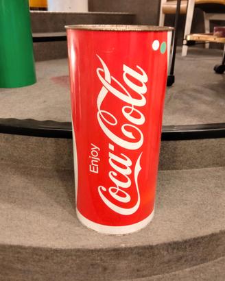 Bidone CocaCola in Metallo
