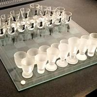 Scacchi in vetro bicchierini