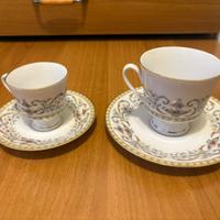 Set tazze caffe/tè in porcellana Bavaria Feltmann