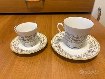 Set tazze caffe/tè in porcellana Bavaria Feltmann