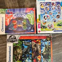 6 Puzzle diversi temi bambini 6-10 anni