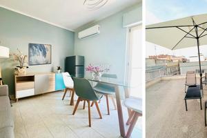 Lungo periodo - Trilocale, terrazzo e box, centro