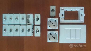 Componenti Gewiss System e BTicino Light