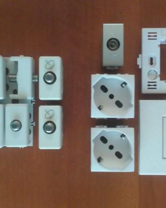 Componenti Gewiss System e BTicino Light