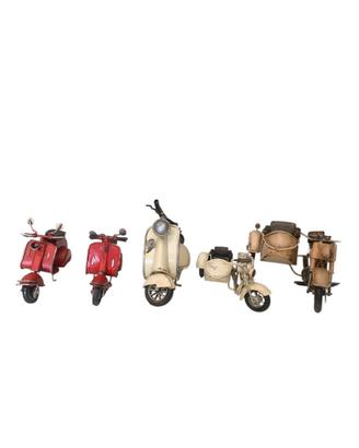 5 Modelli  moto in ferro vintage