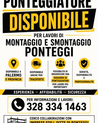 ponteggiatore edile e navale.