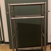 Carrello acciaio ikea con ruote