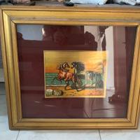 QUADRO I CAVALLI - OMAGGIO A DE CHIRICO