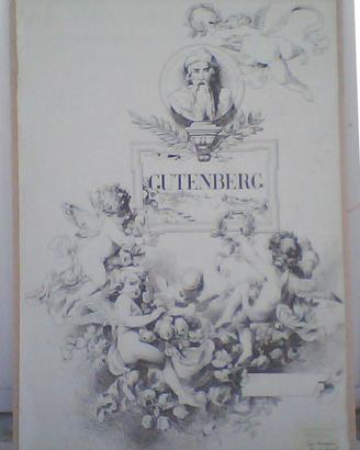 MANIFESTO CHINA ORIGINALE SOGG. COMM.NE GUTENBERG