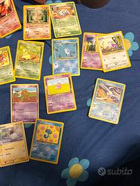 Carte pokemon miste vecchie generazioni