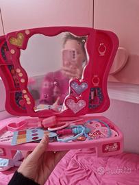 Specchio trucco bimba con accessori