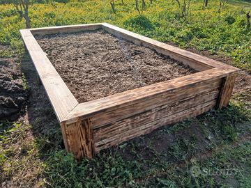 Orto rialzato in legno