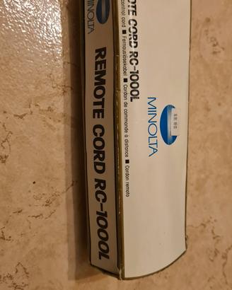 MINOLTA - REMOTE CORD RC 1000