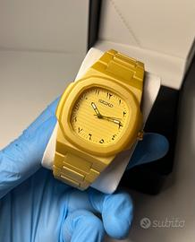 Seiko Mod Nautilus Gold Edition