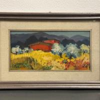 R. Mercatini - Campi di grano - Olio su Tela 70 80