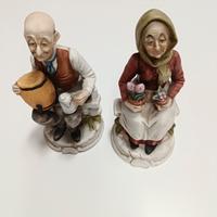 Coppia di statuine CAPODIMONTE 