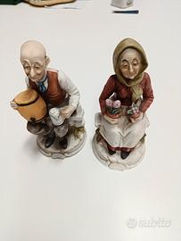 Coppia di statuine CAPODIMONTE 