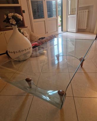 Tavolino in cristallo