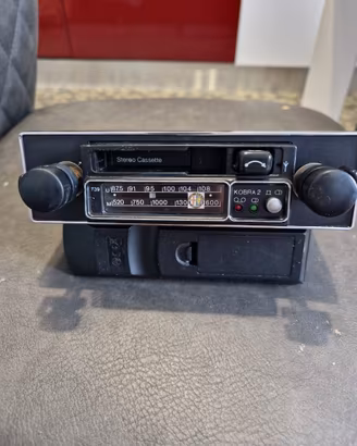 Autoradio epoca originale alfa romeo anni 70 logo