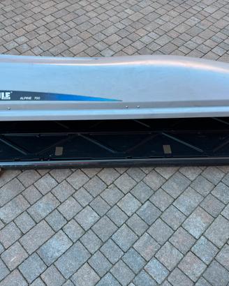 Baule per tetto Thule + barre autobloccanti Fapa