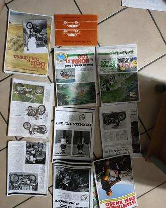 Riviste depliant moto epoca