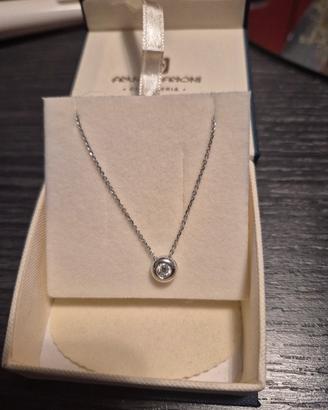 collana oro e diamante