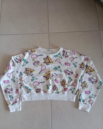 Bershka, Felpa donna primaverile in cotone