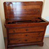 Cassettiera scrittoio in legno
