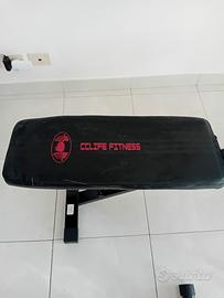 Panca pesi palestra più total crunch 