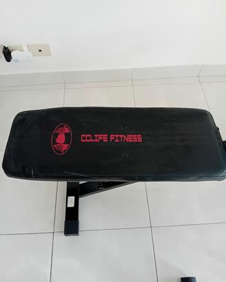 Panca pesi palestra più total crunch 