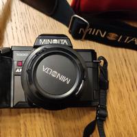 Minolta AF 7000 con flash