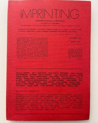 Imprinting. Sperimentazione e linguaggio 1979