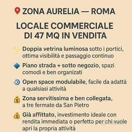 Locale commerciale a Roma