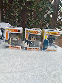 Lotto 3 Funko Pop Dragon Ball e My Hero Academia