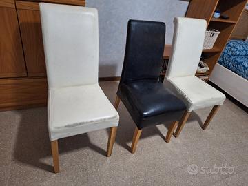sedie in pelle